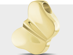 Gold animal-shaped ash jewelry