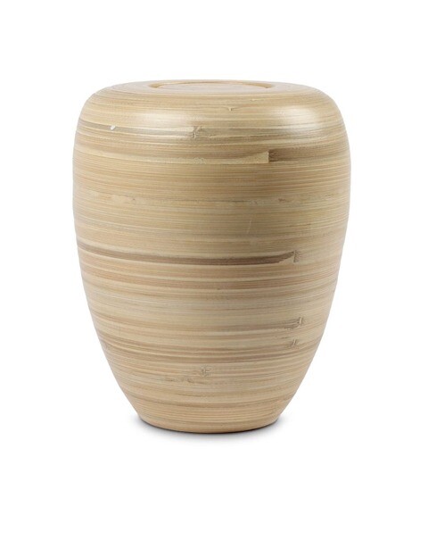 Biodegradable bamboo burial urn | Brown | 4.75L