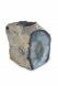 Agate cremation ashes mini urn with candle holder