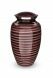 Aluminium cremation ashes urn 'Elegance' with droplets