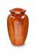 Aluminium cremation urn for ashes 'Elegance' wood grain