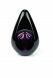 Crystal glass keepsake ashes urn 'Pandora'