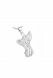 Stainless steel ashes pendant 'Guardian angel'