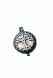 Stainless steel ashes pendant 'Tree of life' rose gold colored