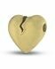 Ash pendant 'Broken heart' gold