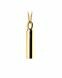 Gold cremation ashes jewel 'Tube'