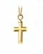 Ashes pendant 14 krt. 'Golden Cross'