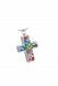 Stainless steel ashes pendant 'Angel wing'