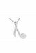 Stainless steel ashes pendant 'Musical note'