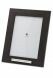 Photo frame with small tube for cremation ashes