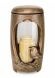 Grave lantern with bird bronze in several colors