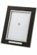 Photo frame with small tube for cremation ashes | dark brown
