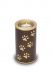 Candle holder pet cremation ashes urn brown