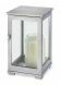 Stainless steel grave lantern in 2 dimensions