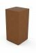 Corten steel adult cremation ashes urn