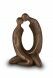 Ceramic keepsake art urn 'Our Strong love'