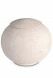 Porcelain urn for ashes 'Sfera' - Coral pink relief