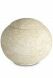 Porcelain urn for ashes 'Sfera' - Sahara sand relief