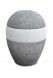 Porcelain urn for ashes 'Planet' - Belgian bluestone and ice