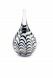 Crystal glass keepsake ashes urn 'Ripple'