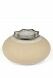 Candleholder pet urn with pawprints