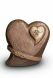 Pet urn 'Heart and belt'