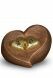 DUO pet urn heart with space for two pets