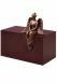 Angel funeral urn 'Meditation' copper