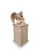Urn for ashes ‘Angel of Comfort’ on pedestal in various colors