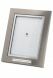 Photo frame with small tube for cremation ashes | silver
