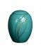 Fiberglass urn 'Cybele' turquoise