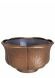 Bronze grave bowl or memorial flower pot in several colors