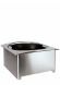 Stainless steel grave bowl or memorial flower pot