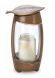 Grave lantern bronze with leaf motif in several colors