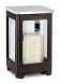 Grave lantern bronze with stainless steel lid in several colors