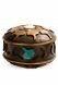 Bronze cremation urn 'Tree of life leaves' with candle holder