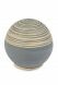 Spherical cremation ashes keepsake urn 'Grey Slib'