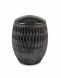 Bronze-colored ceramic urn for ashes