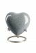 Heart shaped mini urn 'Elegance' granite look (stand included)