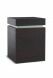 Wood laminate cremation urn casket 'Wengé Bonobo'