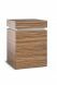 Wood laminate cremation urn casket 'Zebrano'