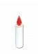 Annual lamp (9 months) for grave- or tombstones - red flickering