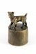 Jack Russell Dog funeral urn bronzed
