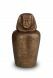 Egyptian Canopic jar urn for ashes 'Life ends Eternity begins'