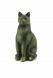 Sable colored cat urn