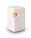 Keramische mini urn met hartje