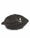 Leaf shaped cremation ashes mini urn with silver heart