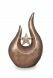 Ceramic art urn 'Eternal flame' with star