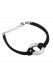 Cremation ashes holder leather bracelet 'Circle'