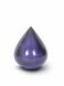 Fibreglass keepsake funeral urn purple
